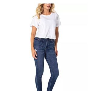 Kendall & Kylie Kontour Highrise Ripped Skinny Jean